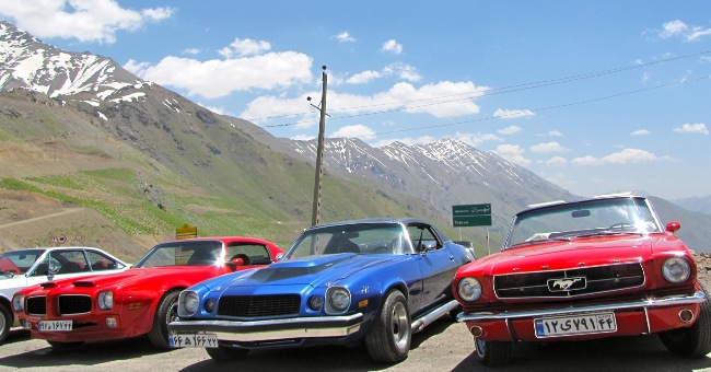 Muscle cars in Iran